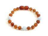 bracelets, anklets, amber, baltic, aquamarine, wholesale, in bulk, jewelry, blue, raw, cognac, unpolished, cognac, brown 3