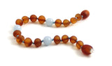 bracelets, anklets, amber, baltic, aquamarine, wholesale, in bulk, jewelry, blue, raw, cognac, unpolished, cognac, brown 4