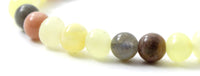 milky butter amber bracelets stretch jewelry baltic labradorite gray sunstone pink gemstone 2