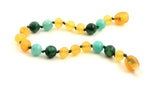 Teething, Honey, Anklet, Amazonite, Green, Bracelet, Amber, African Jade 3