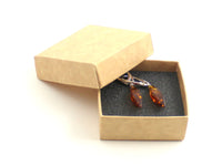 baltic, jewelry, earrings, amber, cognac, drop, silver, faceted, cognac, brown 22