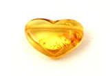 heart hearts amber baltic for jewelry making necklace drilled top honey