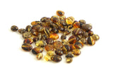 green amber baltic beads supplies for jewelry drilled polished bean olive shape