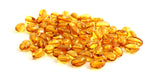 honey golden amber baltic beads supplies for jewelry drilled polished raw bean olive shape