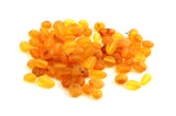 honey amber baltic golden beads supplies for jewelry drilled unpolished raw bean olive shape