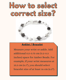bracelet white howlite anklet knotted jewelry gemstone 6mm 6 mm beaded white 6