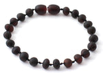 anklet bracelet amber cherry baltic black knotted teething baroque beaded adult women women's