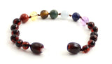 chakra, cherry, amber, anklet, gemstone, teething, bracelet, jewellery 2