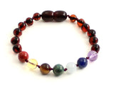 chakra, cherry, amber, anklet, gemstone, teething, bracelet, jewellery