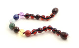 chakra, cherry, amber, anklet, gemstone, teething, bracelet, jewellery 3