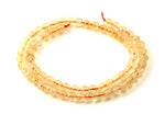 citrine, gemstone, for jewelry making, bead, gemstones, beads, strand, strands, supplies, 6mm, 6 mm 4