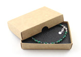 malachite 4mm 4 mm anklet jewelry green gemstone minimalist small beads with sterling 925 silver golden for women women's 2