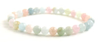 morganita pulsera elástica joyería con cuentas multicolor 6mm 6 mm multicolor para mujer piedra preciosa 4