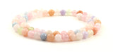 gemstone morganite round beads strand mix multicolor supplies for jewelry making 6mm 6 mm 3