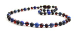 necklaces, amber, baltic, wholesale, jewelry, lapis lazuli, blue, gemstone, teething, boy, boys, in bulk 4