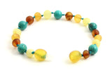 bracelets, anklets, turquoise, amber, green, wholesale, raw, unpolished 6