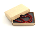 necklace carnelian red jewelry knotted gemstone 6mm 6 mm beaded for women women's 2