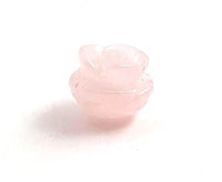 rose quartz rose pink supplies for jewelry making drilled 4