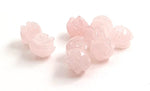 rose quartz rose pink supplies for jewelry making drilled