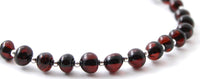 Women, Cherry, Anklet, Amber, Polished, Baltic, Sterling Silver 925 3