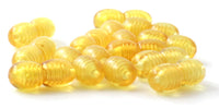honey golden plastic screw clasps for baltic amber jewelry