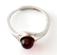 Ring, Amber, Baltic, Silver, Adjustable, Sterling 925, Cognac, Jewelry 4