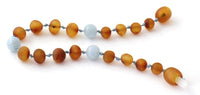 bracelets, anklets, amber, baltic, aquamarine, wholesale, in bulk, jewelry, blue, raw, cognac, unpolished, cognac, brown 4