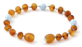 bracelets, anklets, amber, baltic, aquamarine, wholesale, in bulk, jewelry, blue, raw, cognac, unpolished, cognac, brown 5