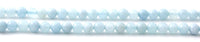 aquamarine, light blue, gemstone, bead, beads, strand, 6mm, 6 mm, round, natural 2