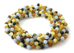 amber, aquamarine, necklaces, wholesale, bulk, blue, jewelry