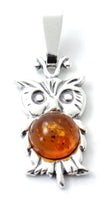 pendant, owl, wisdom, amber, baltic, silver, baltic, jewellery 4