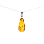 Pendant, Amber, Baltic, Cognac, Drop, Small, Tiny, Jewelry, Polished 5