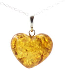 pendants, jewelry, wholesale, heart, hearts, shape, honey, golden, sterling silver 925 2