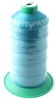 polyester, cord, string, for amber jewelry making, baltic, supplies, turquoise blue color