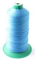 polyester, cord, string, for amber jewelry making, baltic, supplies, blue color