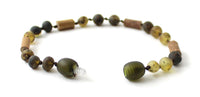 bracelet, amber, raw, hazelwood, wood, wooden, baltic, unpolished, green, natural, jewelry 4