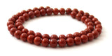 Red Jasper Gemstone Round Bead Strands