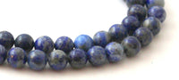 lapis lazuli, gemstone, gemstones, bead, beads, strand, strands, 6 mm, 6mm, drilled, dark blue 2