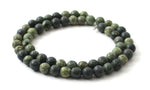 green lace stone, round, serpentine, supplies, bead, beads. 6mm, 6 mm, strand, drilled, natural, gemstone 4