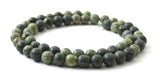 green lace stone, round, serpentine, supplies, bead, beads. 6mm, 6 mm, strand, drilled, natural, gemstone 5