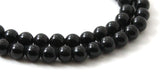 obsidian, black, beads, gemstone, gemstones, bead, strand, 6mm, 6 mm, strands, round, for jewelry making 2 2