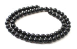 obsidian, black, beads, gemstone, gemstones, bead, strand, 6mm, 6 mm, strands, round, for jewelry making 1