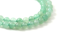 aventurine, gemstone, beads, supplies, wholesale, 6mm, 6 mm, gemstone, natural, real, green 2