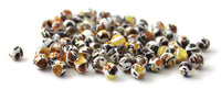 mosaic, white, amber, baltic, beads, supplies, drilled, for jewelry making, polymer clay