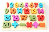 numbers, learning, wooden, puzzle, toy, game, wood, educational 3