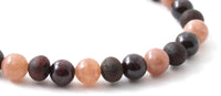 bracelet, garnet, burgundy, women, amber, baltic, stretch, jewelry, sunstone, pink, elastic band 4