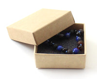 amber black cherry baltic lapis lazuli blue gemstone teething anklet bracelet for a boy boys jewelry 5