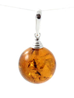 pendants, amber, wholesale, jewelry, in bulk, baltic, sterling silver 925, cognac, brown, polished 2