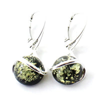 earrings, wholesale, jewelry, amber, baltic, green, in bulk, sterling silver 925 5