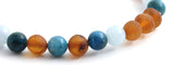 apatite amber raw unpolished blue gemstone aquamarine stretch bracelet jewelry baltic cognac brown 2